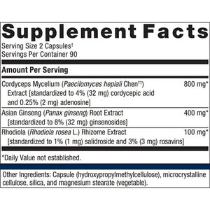 Metagenics Adreset Supplement with Cordyceps, Adaptogens and Ginseng to Help Relieve Stress Related Fatigue - 90 Servings - The Oasis of Health
