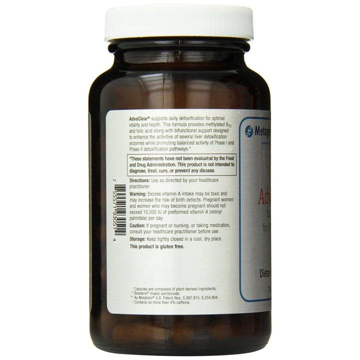 Metagenics Advaclear Capsules, 126 Count - The Oasis of Health