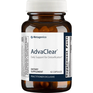 Metagenics AdvaClear Daily Support for Detoxification 42 Count (Pack of 1) - The Oasis of Health