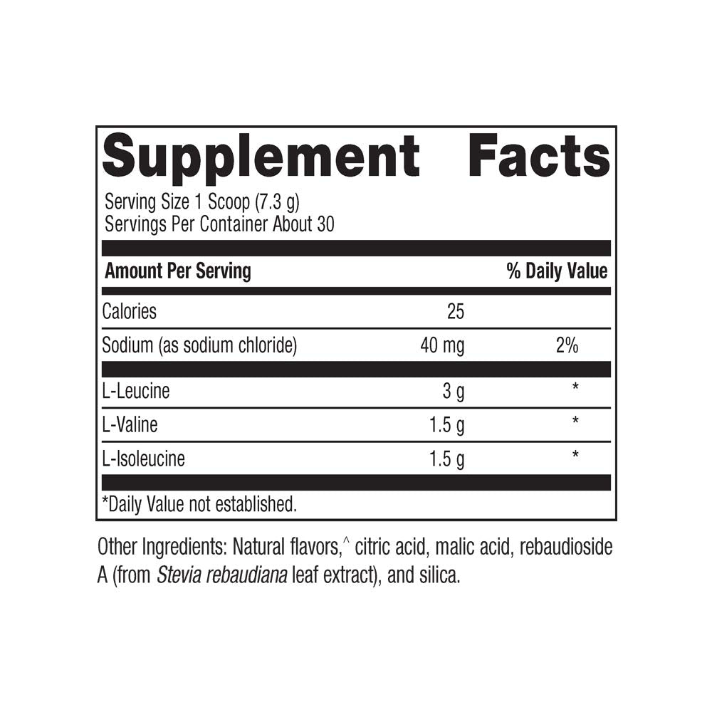 Metagenics BCAAs Powder 7.72 oz (219 g), Orange Mango Flavor, 30 Servings - Non - GMO, Gluten Free, Vegetarian - The Oasis of Health