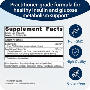 Metagenics Berberine GT - Supports Cardiovascular Health and Healthy Glucose Metabolism* | 60 Count - The Oasis of Health