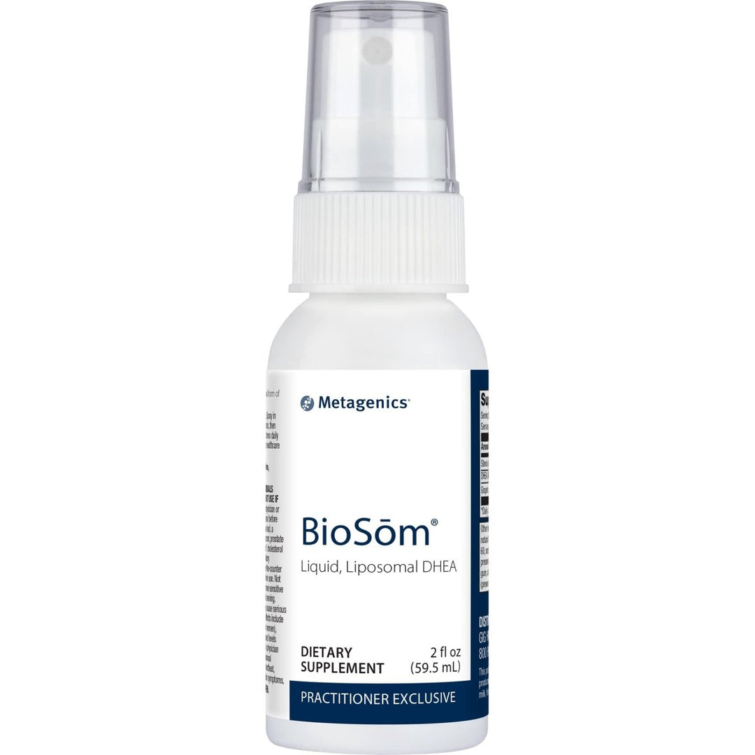 Metagenics BioSom Liquid DHEA Spray, Liposomal DHEA 5mg Per Spray, Helps Support Healthy Adrenal Function - 2 fl oz, 85 Servings - The Oasis of Health