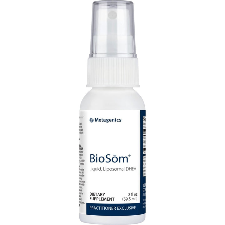 Metagenics BioSom Liquid DHEA Spray, Liposomal DHEA 5mg Per Spray, Helps Support Healthy Adrenal Function - 2 fl oz, 85 Servings - The Oasis of Health