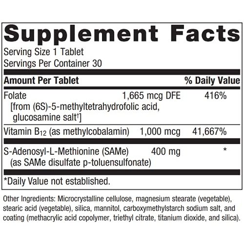 Metagenics Blisphora ?Formulated to Support Healthy Mood & Methylation ? Features Same & Body - Ready Folate & Vitamin B12 ? 30 Servings - The Oasis of Health