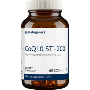 Metagenics CoQ10 ST - 200, Highly Absorbable 200 mg Coenzyme Q10 Supplement to Help Support Energy Production and Cardiovascular Function - 60 Count - The Oasis of Health