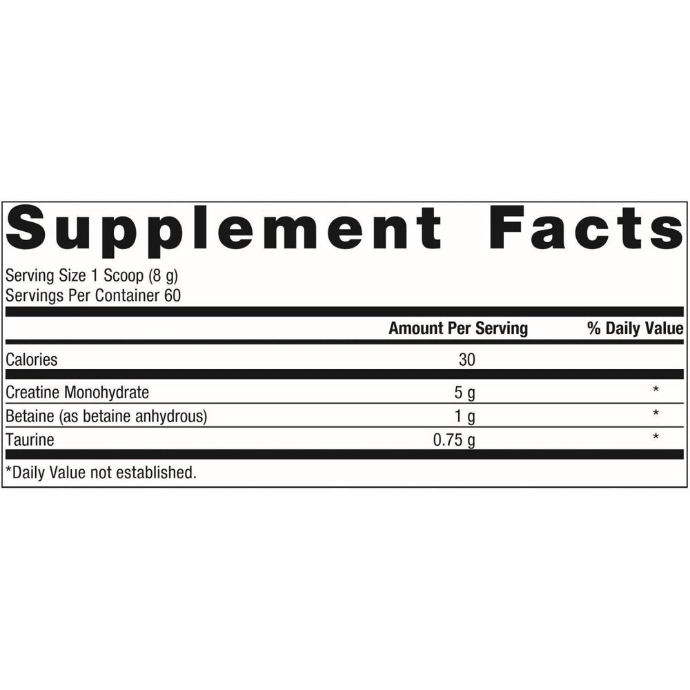 Metagenics - Creatine UP Powder, Creatine Monohydrate, Taurine, and Betaine, 60 Servings - The Oasis of Health