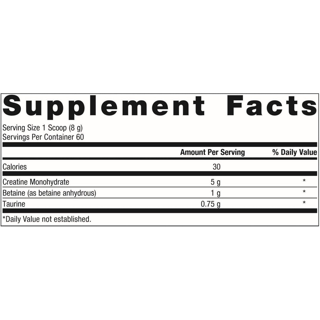 Metagenics - Creatine UP Powder, Creatine Monohydrate, Taurine, and Betaine, 60 Servings - The Oasis of Health