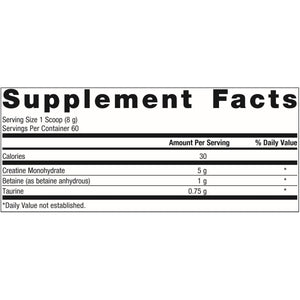 Metagenics - Creatine UP Powder, Creatine Monohydrate, Taurine, and Betaine, 60 Servings - The Oasis of Health