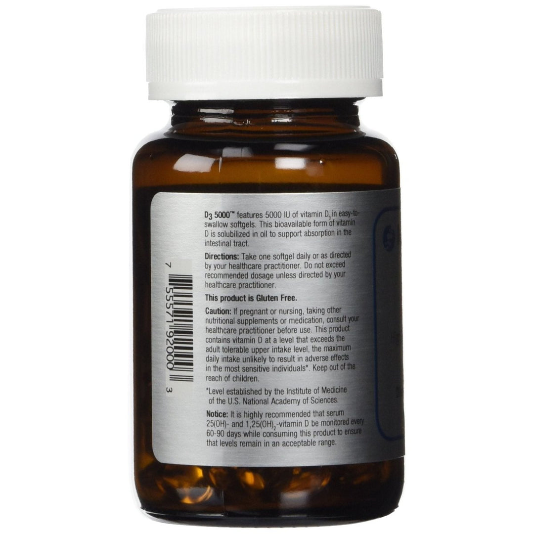 Metagenics, D3 5000, 120 Softgels - The Oasis of Health
