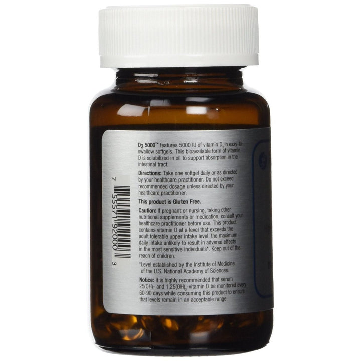 Metagenics, D3 5000, 120 Softgels - The Oasis of Health