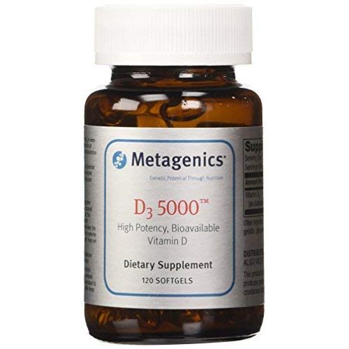 Metagenics, D3 5000, 120 Softgels - The Oasis of Health