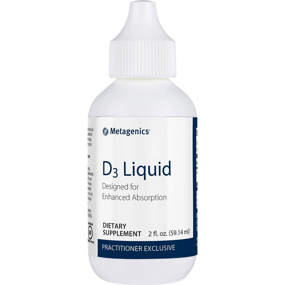 Metagenics D3 Liquid Vitamin D Supplement - 2 fl oz, 2,275 Servings - The Oasis of Health