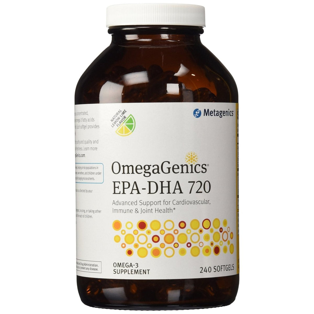 Metagenics EPA - DHA 720 Lemon 240 softgels - The Oasis of Health
