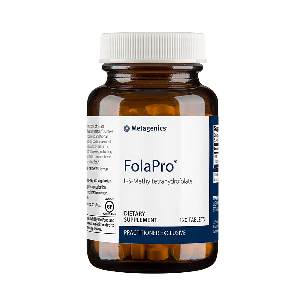 Metagenics FolaPro Methylated Folate Supplement - Support for Essential Body Processes - 120 Servings - The Oasis of Health