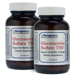 Metagenics Glucosamine Sulfate 750 60 Tablets - TwinPak - The Oasis of Health