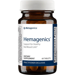 Metagenics Hemagenics Iron Supplement - 60 Count - Supports Healthy Red Blood Cell Function - The Oasis of Health