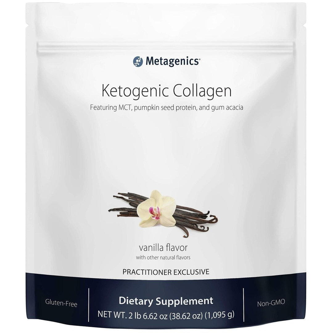 Metagenics Ketogenic Featuring MCT, Pumpkin Seed Protein, and Gum Acacia ? Vanilla Flavor, 30 Servings - The Oasis of Health