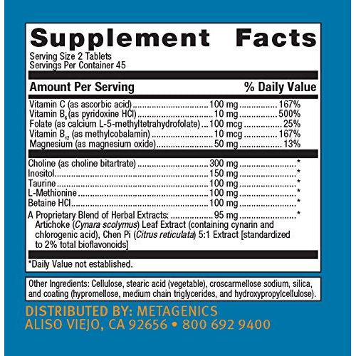 Metagenics - Lipo - Gen, 90 Count - The Oasis of Health