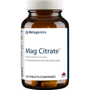 Metagenics Mag Citrate, Magnesium Citrate Supplement with Calcium to Help Support Healthy Muscle Function - 30 Servings - The Oasis of Health