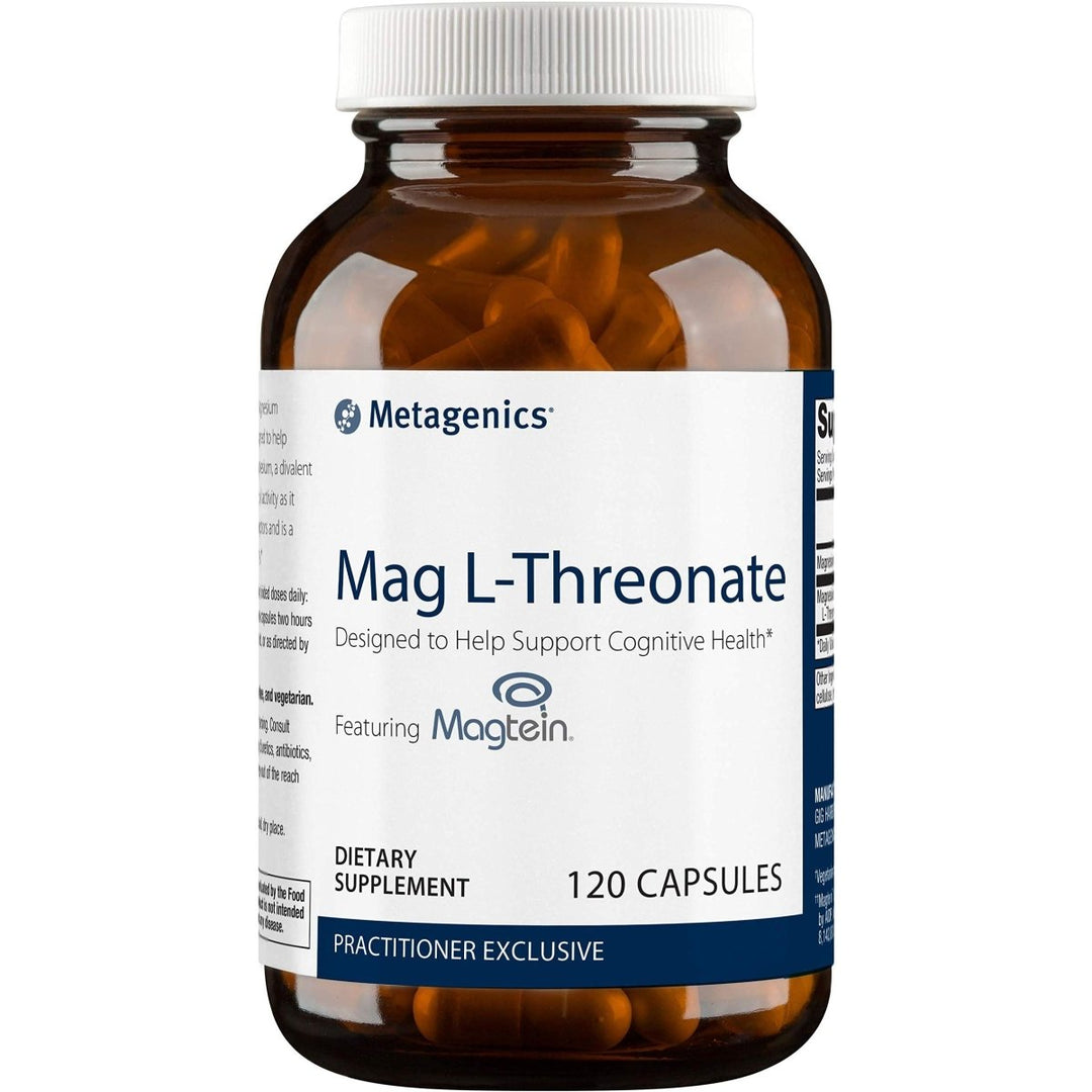 Metagenics Mag L - Threonate - Designed to Help Support Cognitive Health* | 120 Count - The Oasis of Health