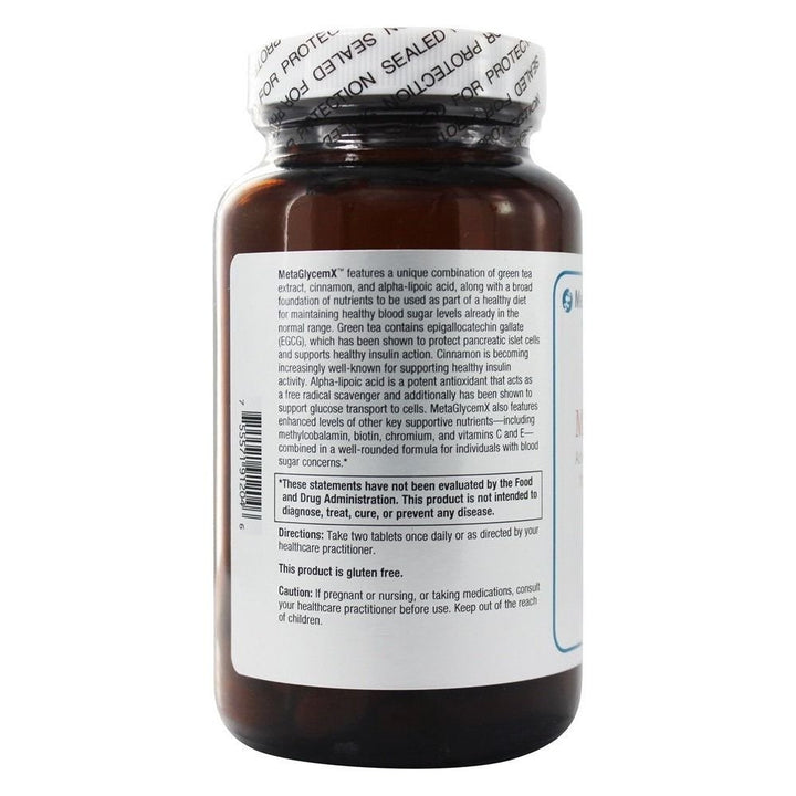 Metagenics - MetaGlycemX - 120 Tablets - The Oasis of Health