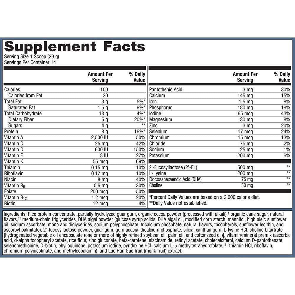 Metagenics MetaKids? Nutrition Powder ? Nutritional Support for Children?s Health* | 14 Servings, Chocolate - The Oasis of Health