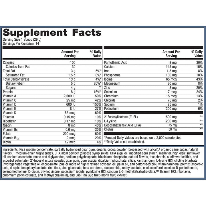 Metagenics MetaKids? Nutrition Powder ? Nutritional Support for Children?s Health* | 14 Servings, Chocolate - The Oasis of Health