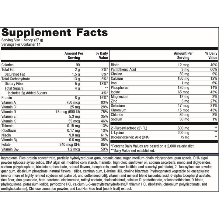 Metagenics MetaKids? Nutrition Powder ? Nutritional Support for Children?s Health* | 14 Servings, Vanilla - The Oasis of Health