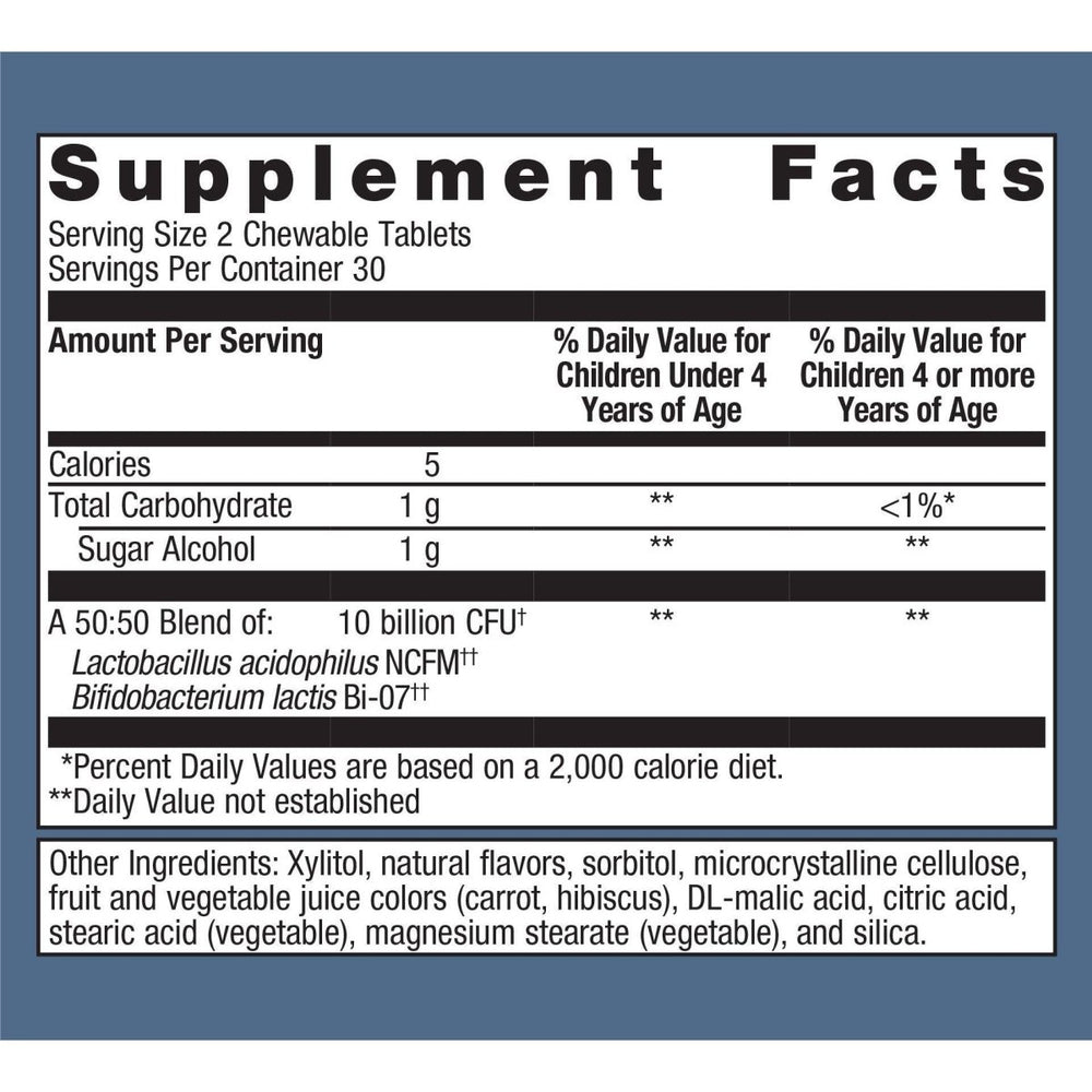 Metagenics MetaKids? Probiotic, Chewable Daily Probiotic Support*, 60 Count - The Oasis of Health
