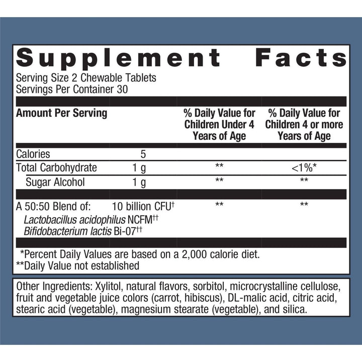 Metagenics MetaKids? Probiotic, Chewable Daily Probiotic Support*, 60 Count - The Oasis of Health