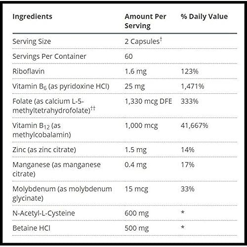 Metagenics Methyl Care (Formerly Called Vessel Care) Supplement, 120 Count (120) - The Oasis of Health