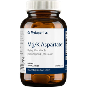 Metagenics Mg/K Aspartate, Highly Absorbable Magnesium and Potassium Supplement to Help Support Energy Production - 60 Tablets - The Oasis of Health