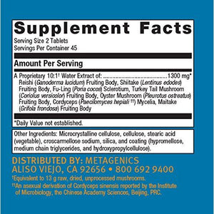 Metagenics - Mycotaki, 90 Count - The Oasis of Health