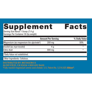 Metagenics - Myo - Inositol Plus 7.8 oz - The Oasis of Health