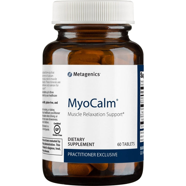 Metagenics MyoCalm | Muscle Relaxation and Comfort Formula with Passionflower and Valerian Root | 60 Tablets - The Oasis of Health