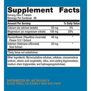 Metagenics, MyoCalm, Muscle Relaxation Formula, 180 Tablets - The Oasis of Health