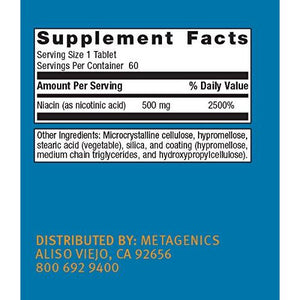 Metagenics - Niatain, 60 Count - The Oasis of Health