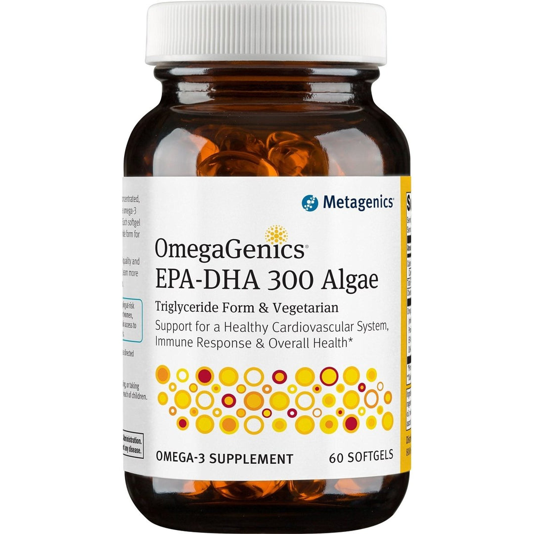 Metagenics OmegaGenics Algae EPA - DHA 300 Dietary Supplement, 60 Count - The Oasis of Health