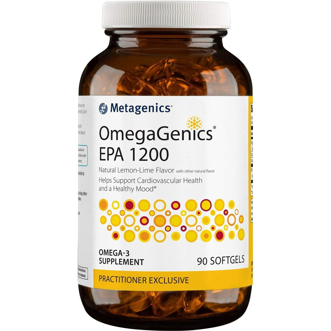 Metagenics OmegaGenics? EPA 1200 ? Omega - 3 Oil ? Daily Supplement to Support Cardiovascular Health & Healthy Mood, 90 Count - The Oasis of Health