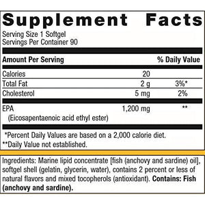 Metagenics OmegaGenics? EPA 1200 ? Omega - 3 Oil ? Daily Supplement to Support Cardiovascular Health & Healthy Mood, 90 Count - The Oasis of Health
