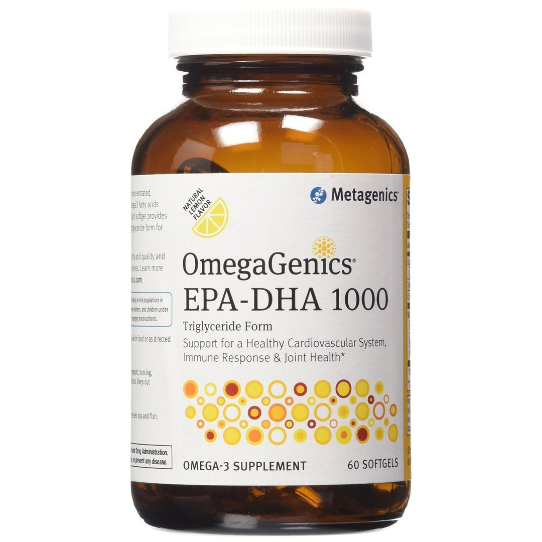 Metagenics OmegaGenics EPA - DHA 1000 Dietary Supplement, 60 Count - The Oasis of Health