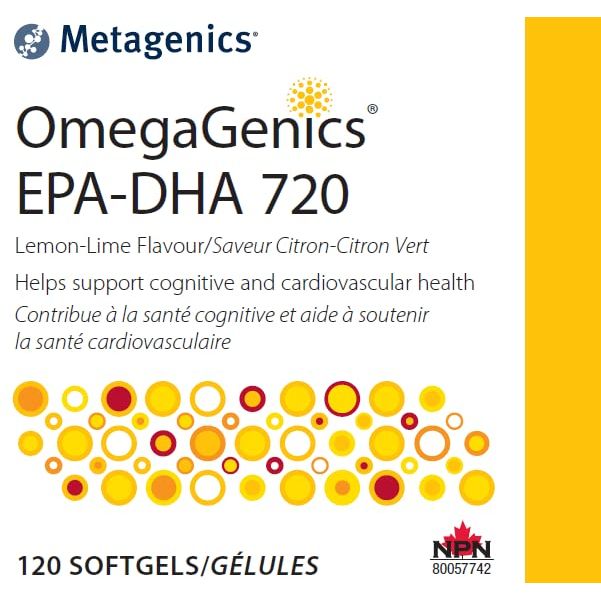 Metagenics OmegaGenics EPA - DHA 720mg - 120 Count - The Oasis of Health