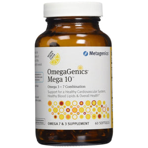 Metagenics - OmegaGenics Mega 10 Omega 7 + 3 Combination - 60 Softgels - 2 Pack - The Oasis of Health
