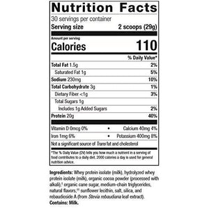Metagenics Perfect Protein? Whey ? Cross - Flow Micro - Filtered Whey Isolate & Hydrolyzed Whey Protein | 30 Servings (Chocolate, 30 Servings) - The Oasis of Health