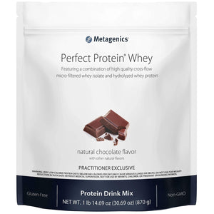 Metagenics Perfect Protein? Whey ? Cross - Flow Micro - Filtered Whey Isolate & Hydrolyzed Whey Protein | 30 Servings (Chocolate, 30 Servings) - The Oasis of Health