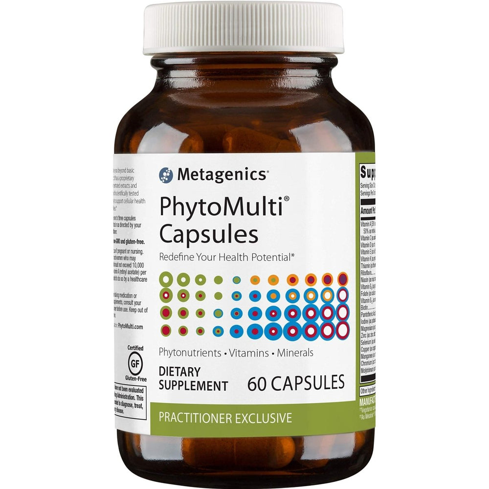 Metagenics PhytoMulti - Daily Multivitamin Supplement with Phytonutrients, Vitamins and Minerals for Multidimensional Health Support - 60 Tablets, 20 Day Supply - The Oasis of Health
