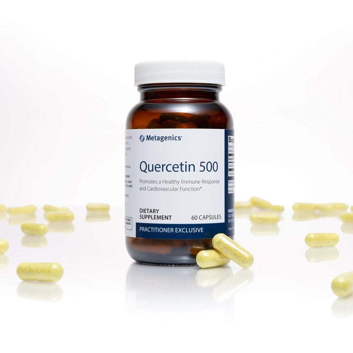 Metagenics Quercetin 500mg Capsule Supplement Helps Promote a Healthy Immune Response and Cardiovascular Function - 60 Capsules - The Oasis of Health