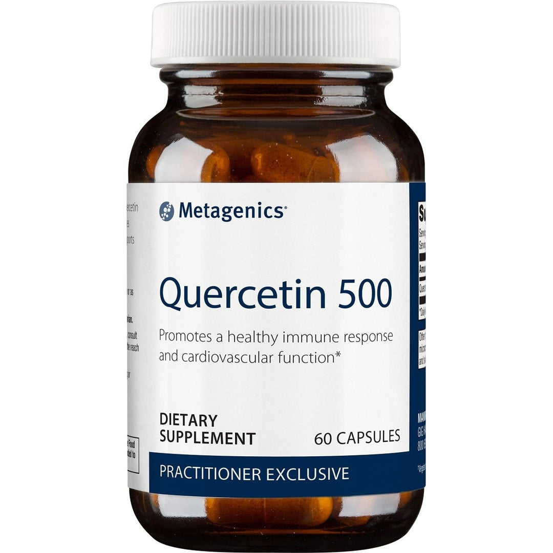 Metagenics Quercetin 500mg Capsule Supplement Helps Promote a Healthy Immune Response and Cardiovascular Function - 60 Capsules - The Oasis of Health