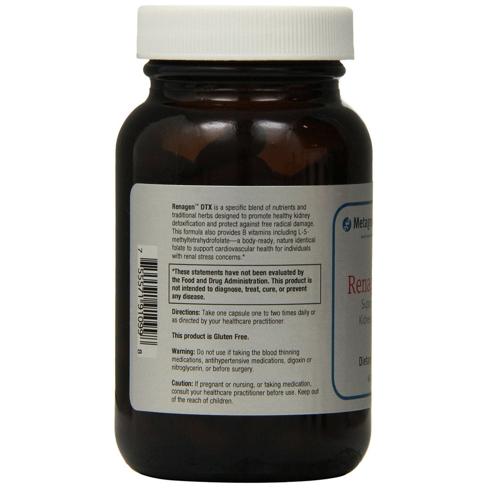 Metagenics, Renagen DTX, 60 Capsules - The Oasis of Health