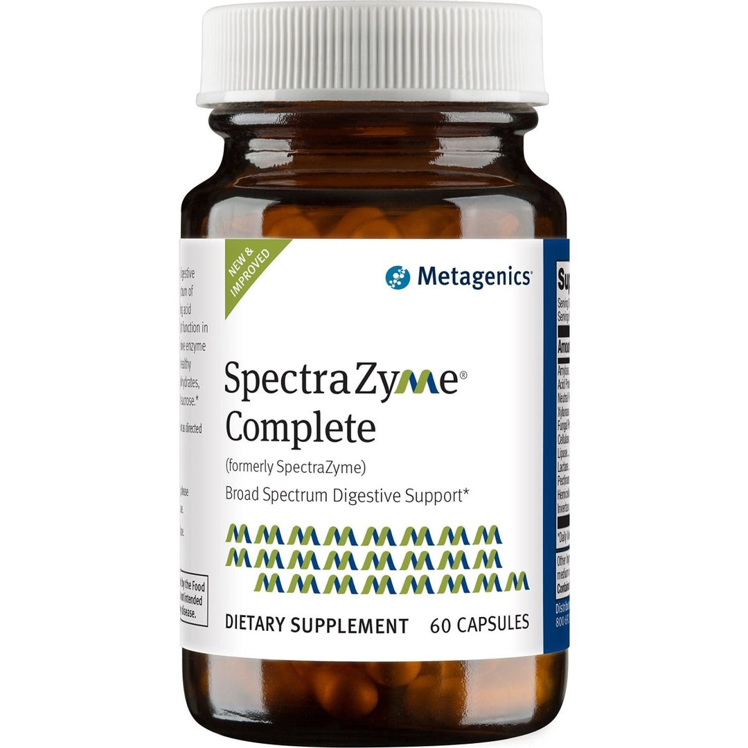 Metagenics SpectraZyme Complete Broad Spectrum Enzyme Supplement to Help Support a Healthy Digestive System - 60 Capsules - The Oasis of Health